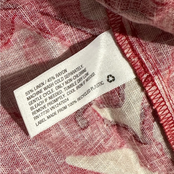 Euc Rhode x Target Zinnia Floral Tropical Prints Bell Sleeve Midi Dress - Picture 12 of 12